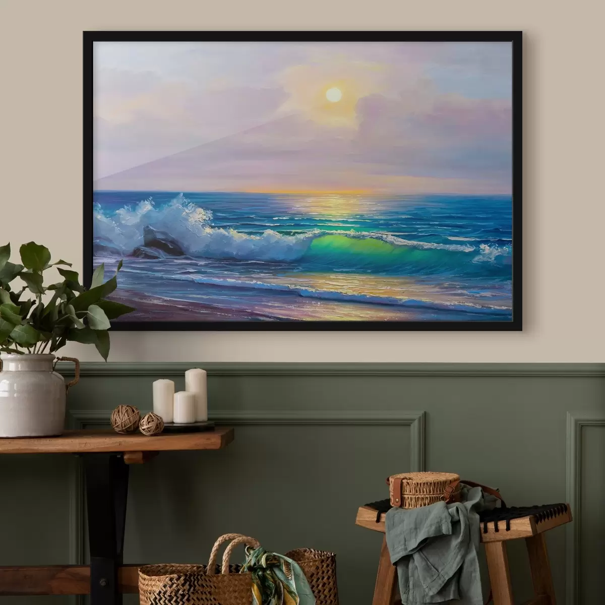 Poster Acqua, nuvole e cielo f17732