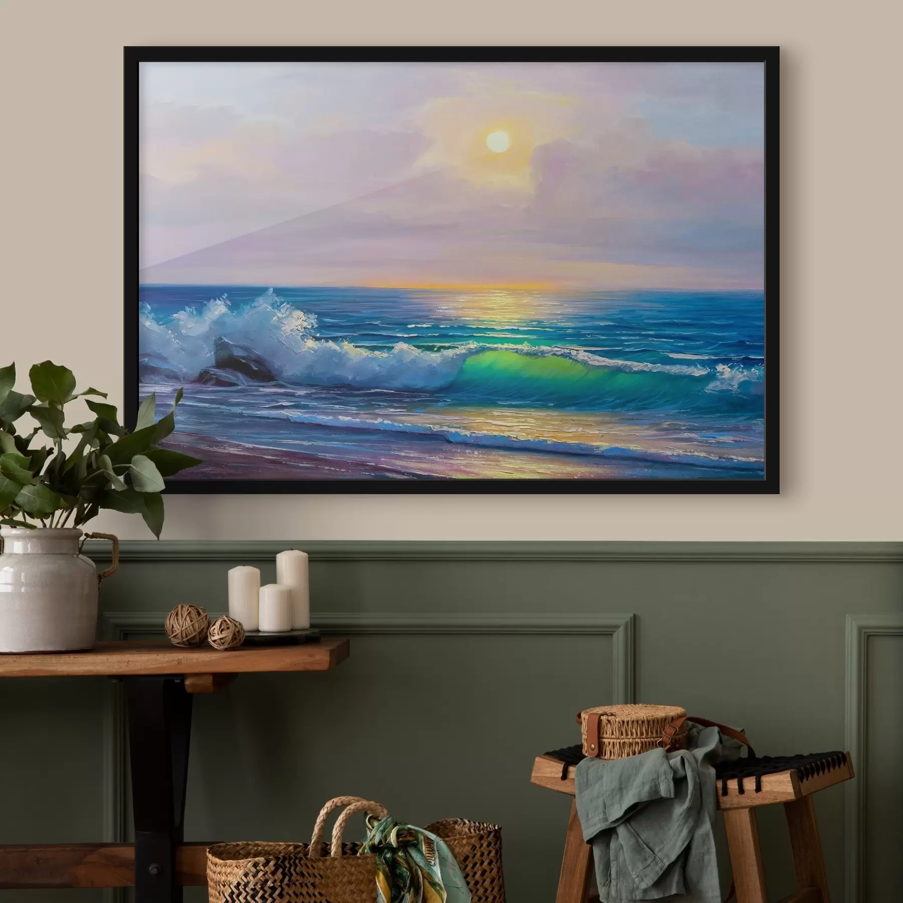 carta da parati Acqua, nuvole e cielo nr. f17732