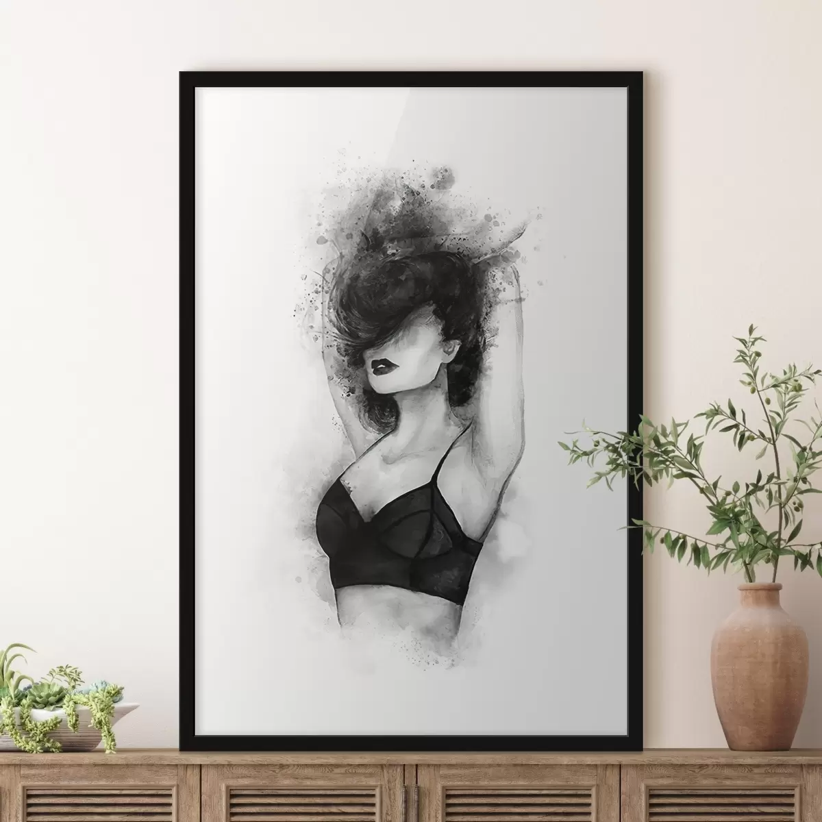 Poster Fotografare capelli, braccia e flash f21246