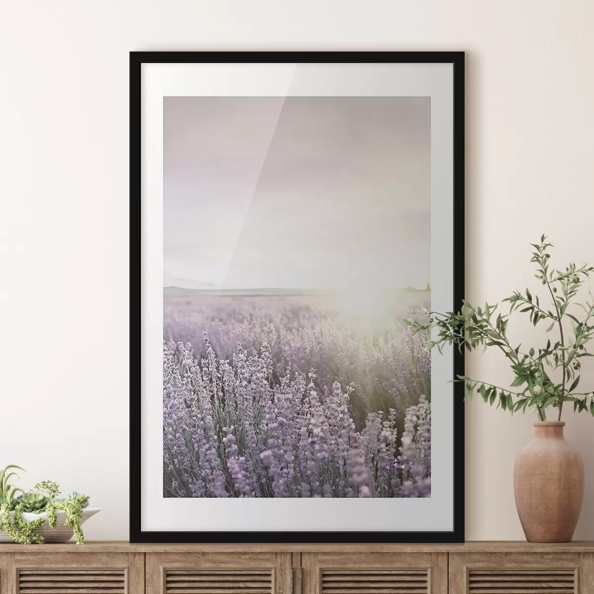 Poster Cielo, fiori e piante f23628