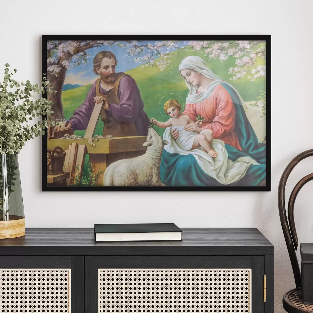 Poster Immagine della Sacra Famiglia f33496