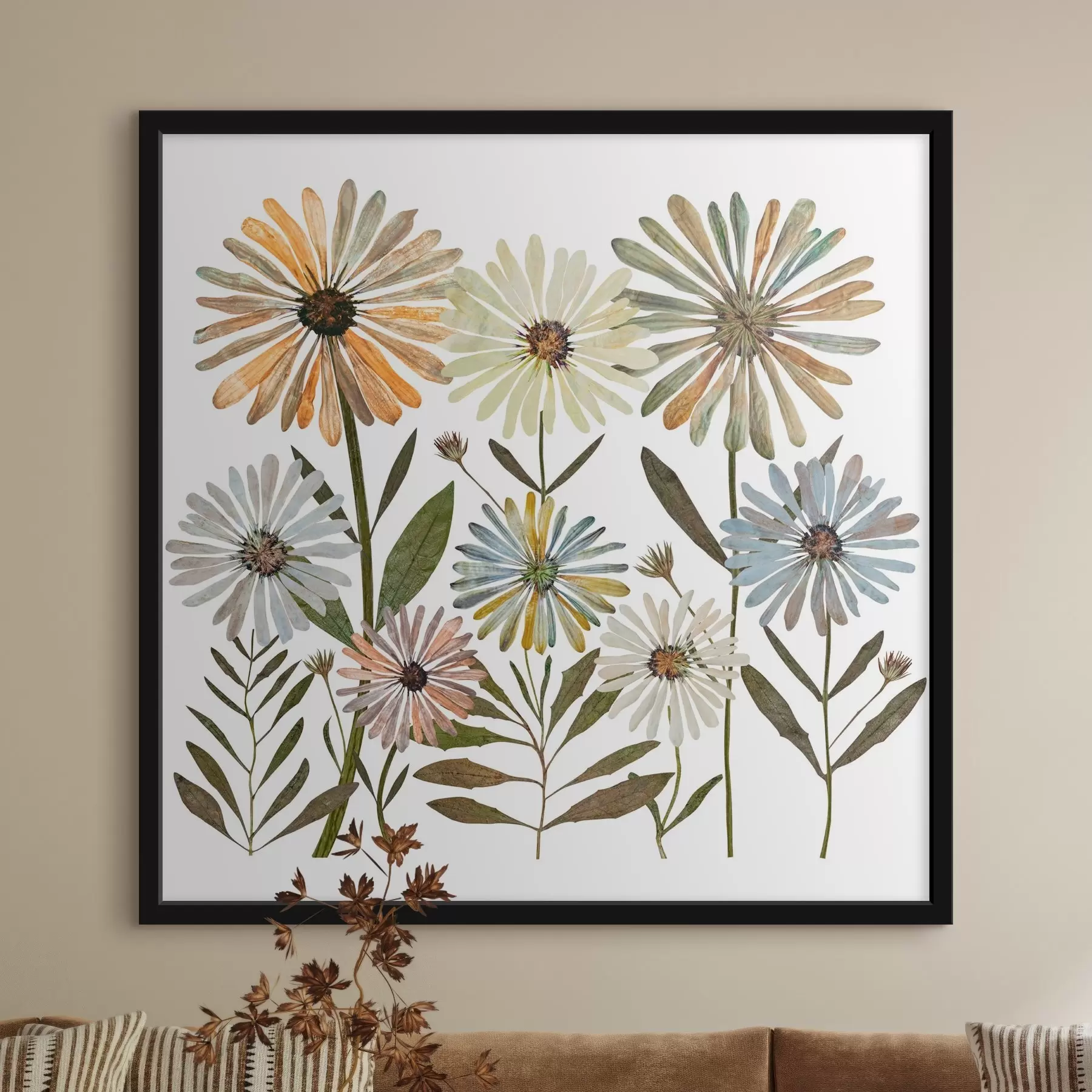 carta da parati margherite colorate nr. f34120