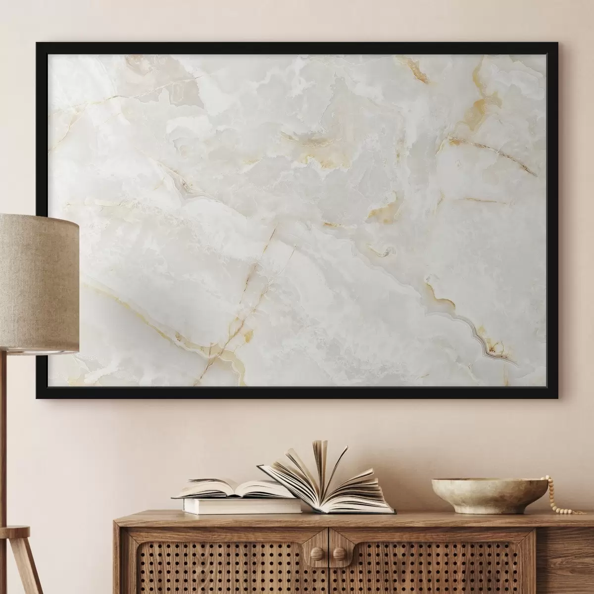 Poster marmo bianco f34134