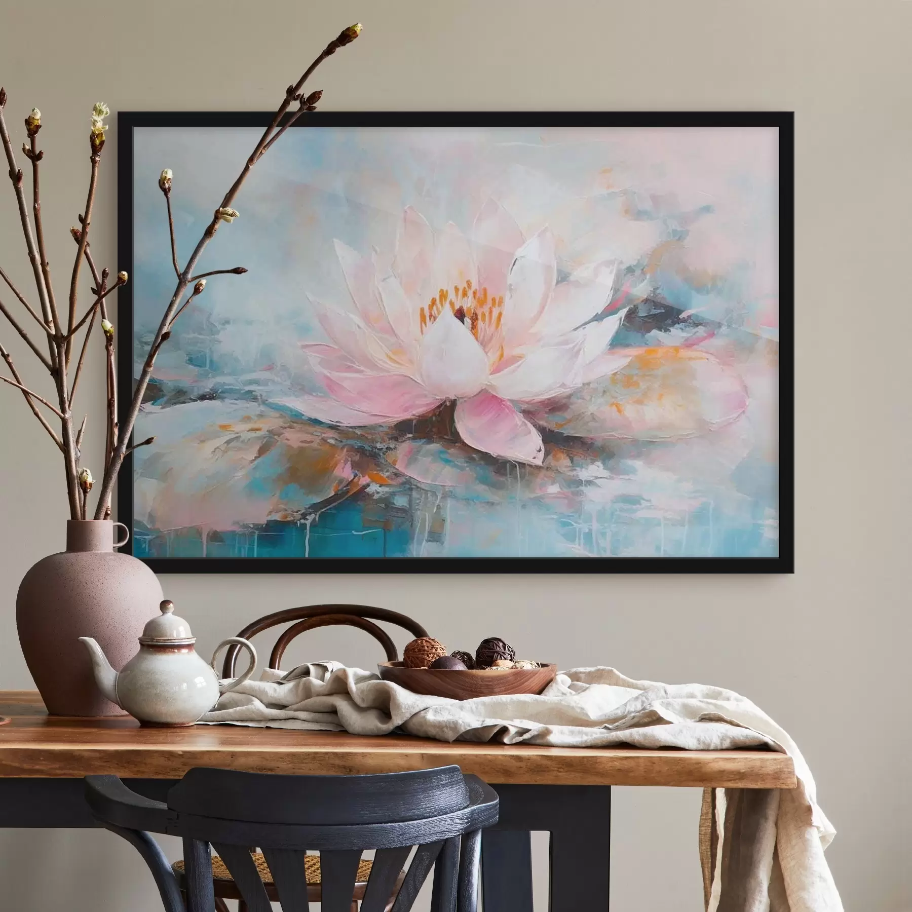 carta da parati Illustrazione di una peonia ad acquerello nr. f35449