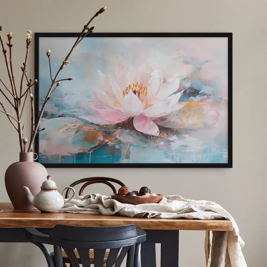 carta da parati Illustrazione di una peonia ad acquerello nr. f35449