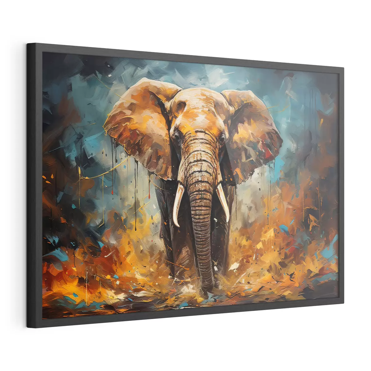 Poster Disegno astratto, elefante f35505