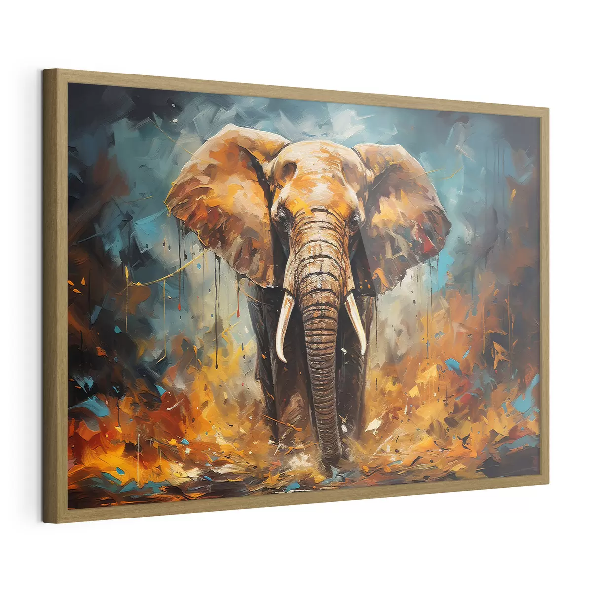 Poster Disegno astratto, elefante f35505