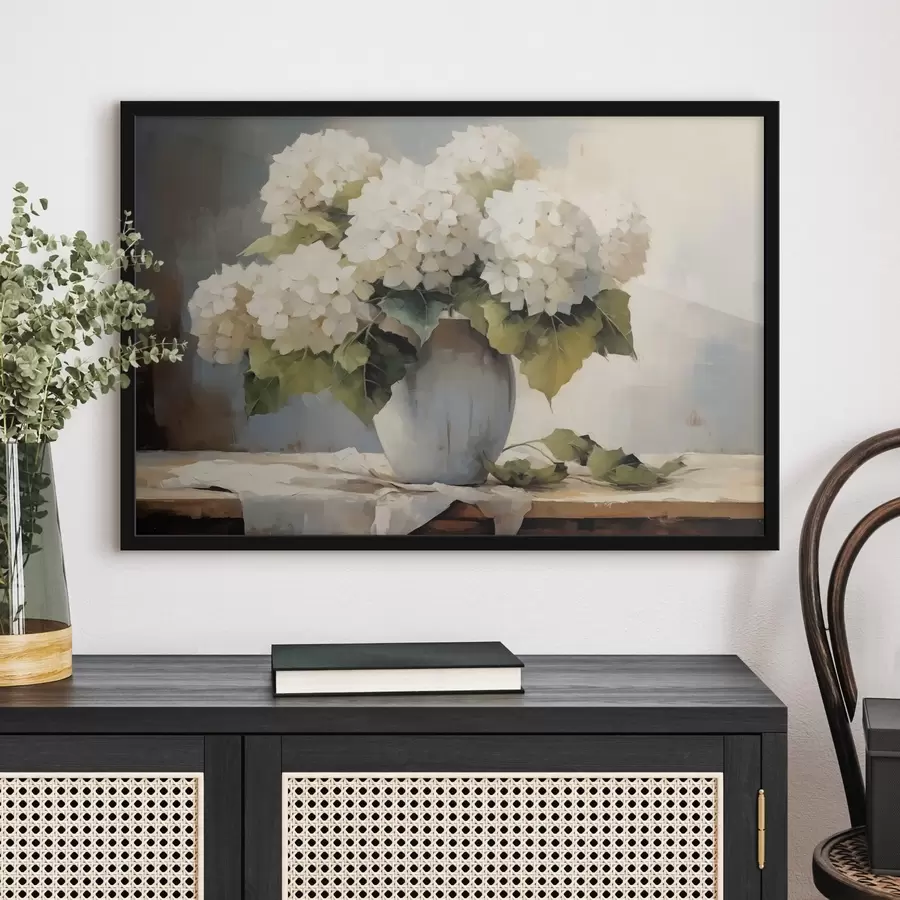 carta da parati Vaso con fiori sul tavolo nr. f41761