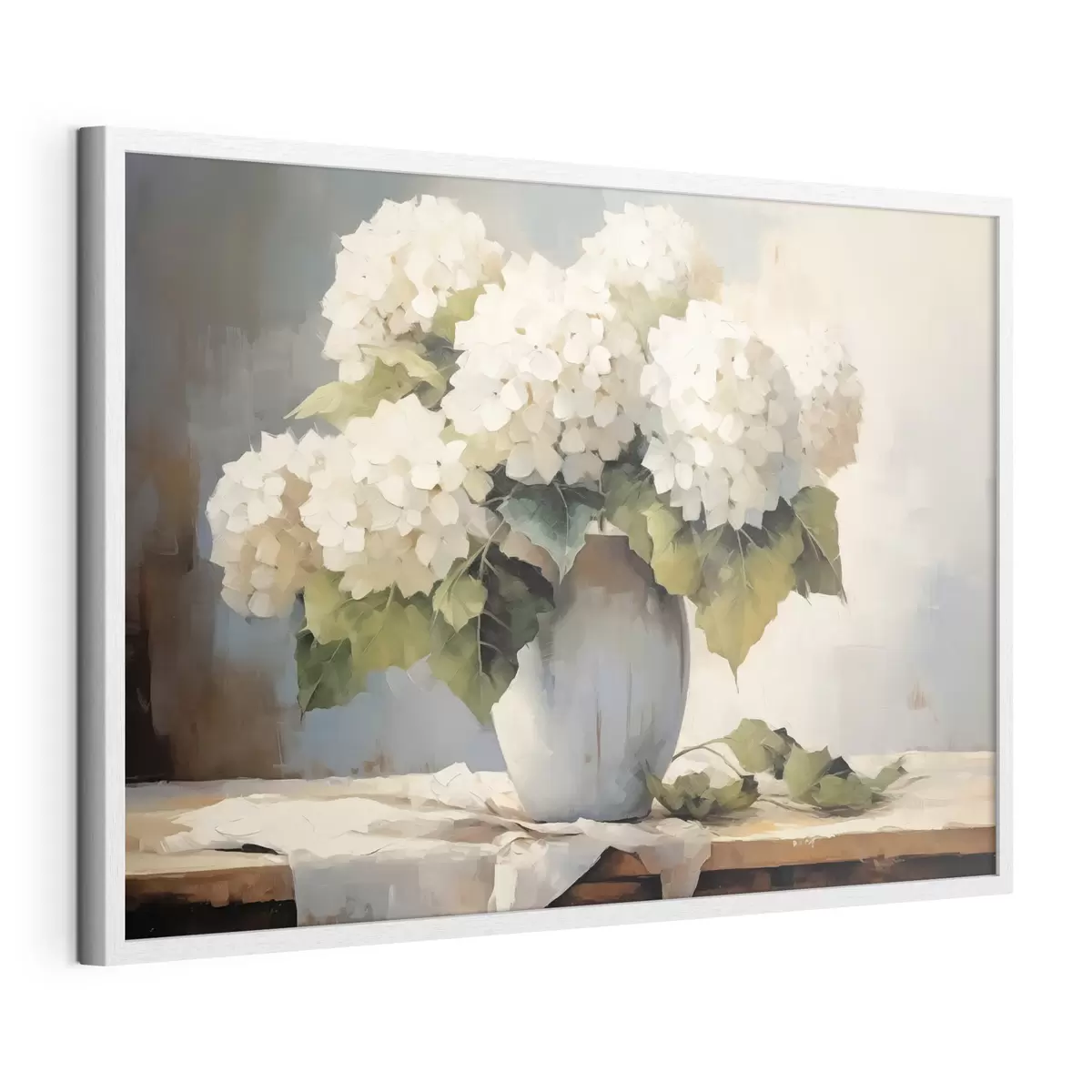 Poster Vaso con fiori sul tavolo f41761