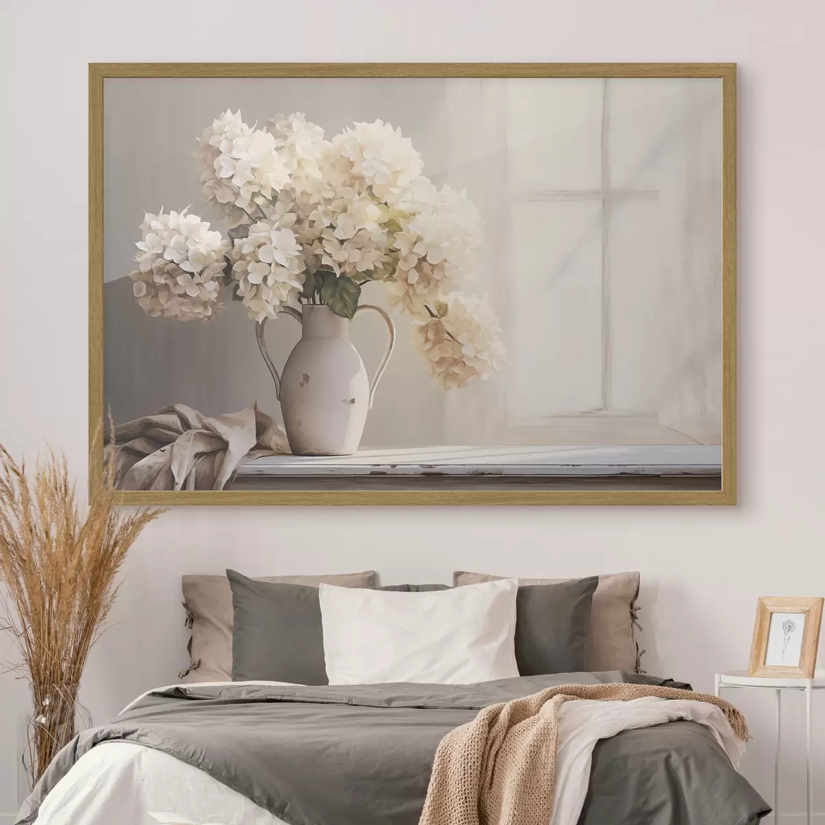 Poster Vaso con fiori sul davanzale della finestra f41762