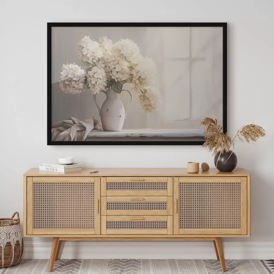 carta da parati Vaso con fiori sul davanzale della finestra nr. f41762