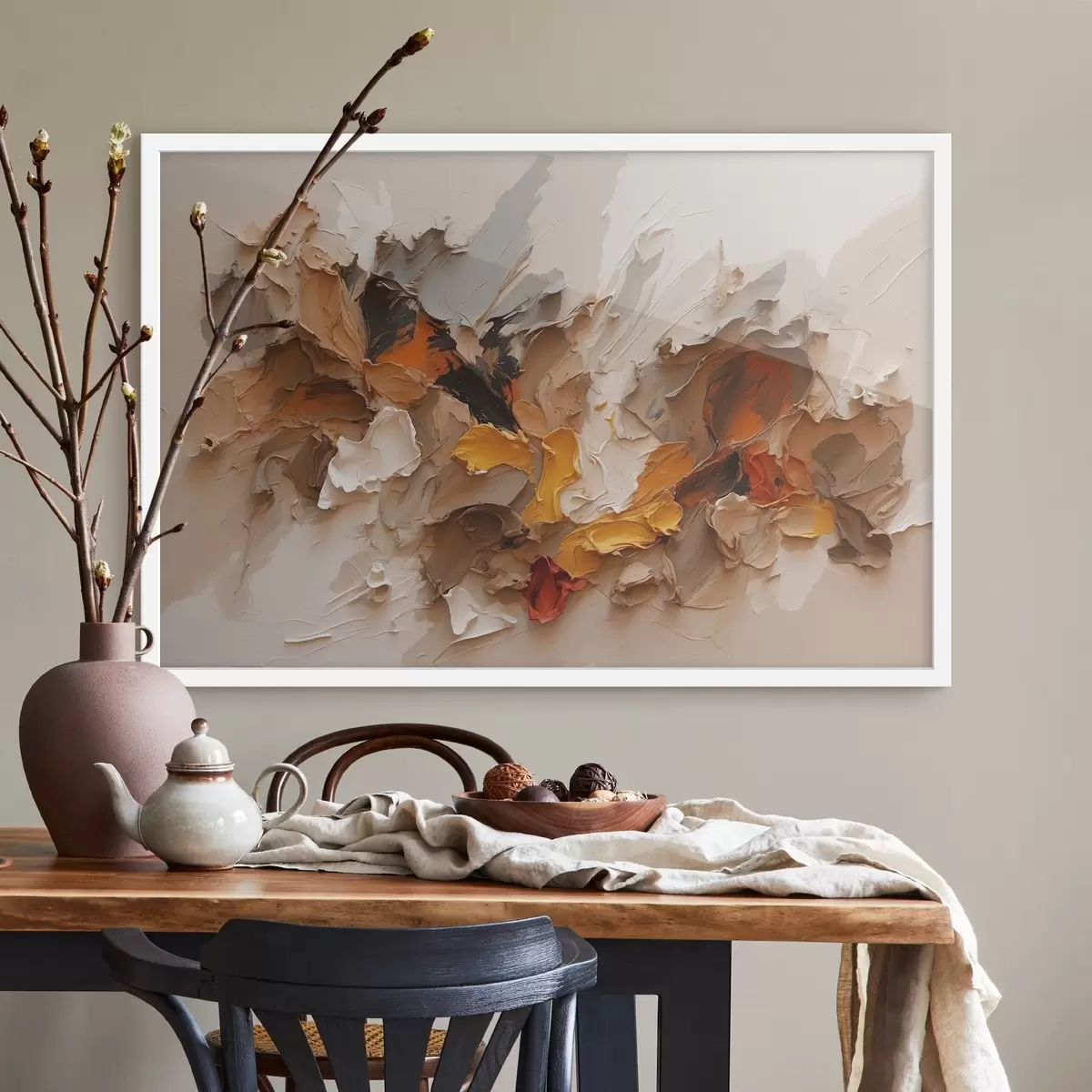 Poster Pittura astratta in stile pittura ad olio f42087