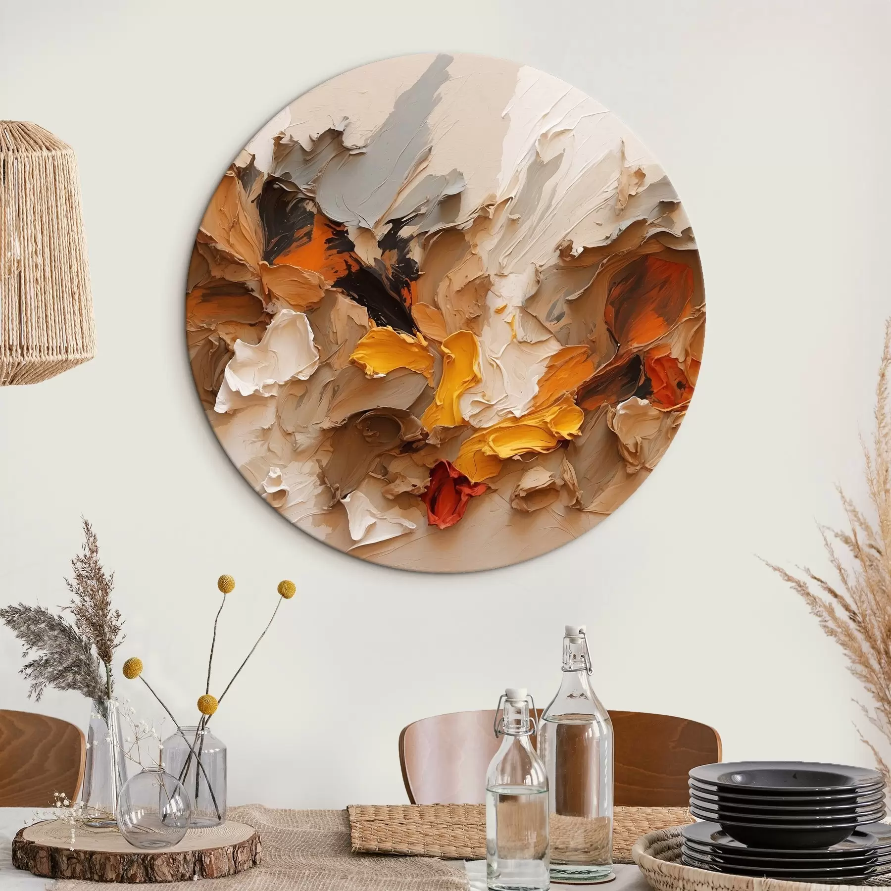 carta da parati Pittura astratta in stile pittura ad olio nr. r42087