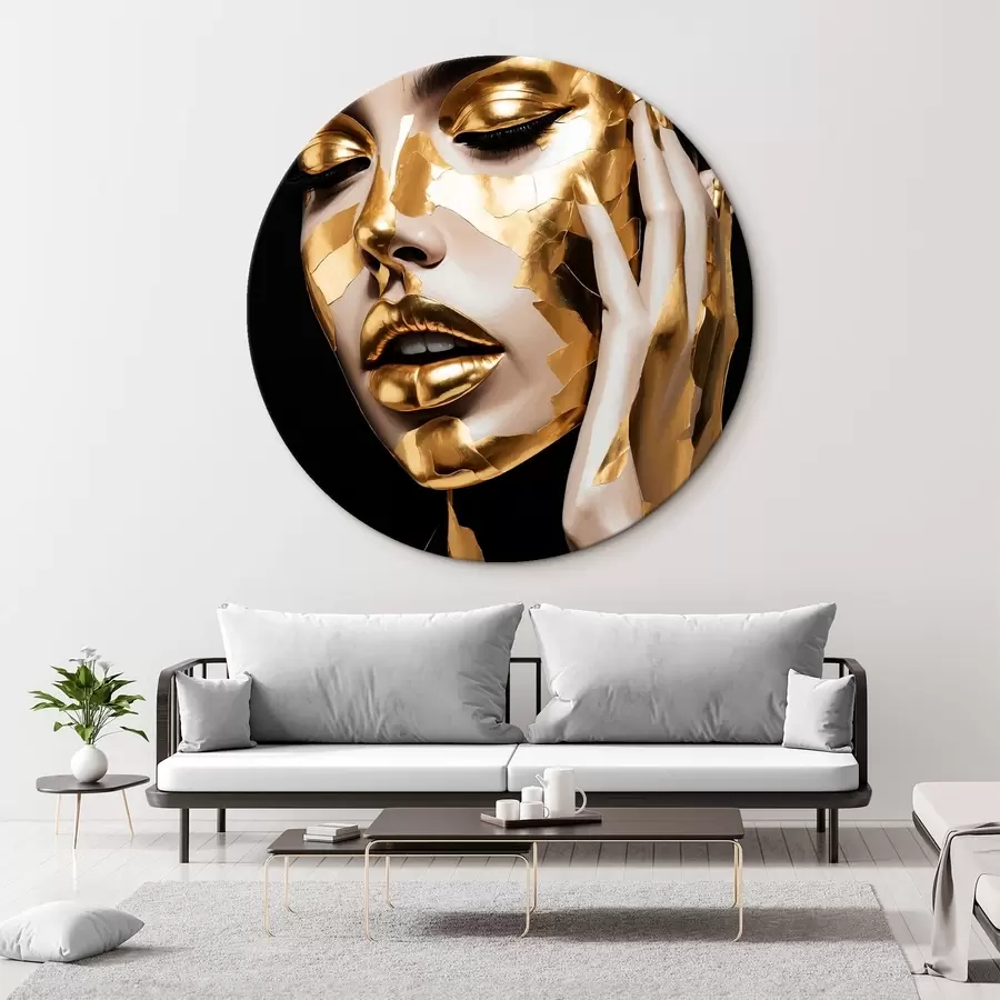 carta da parati Volto di ragazza in vernice nr. r42091