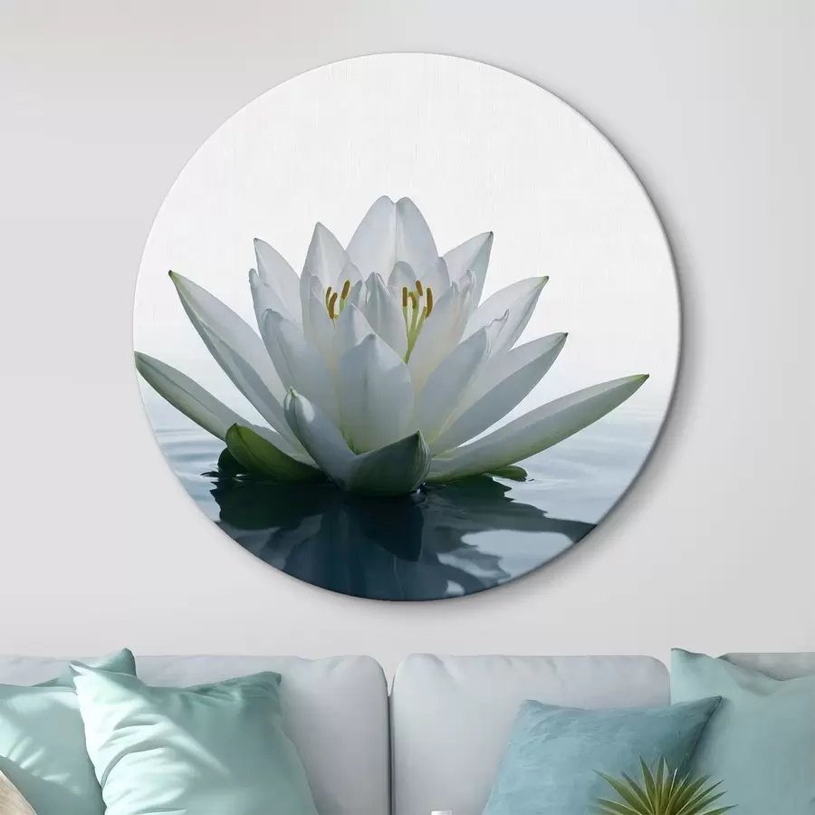 carta da parati Giglio che galleggia sull'acqua nr. r42098