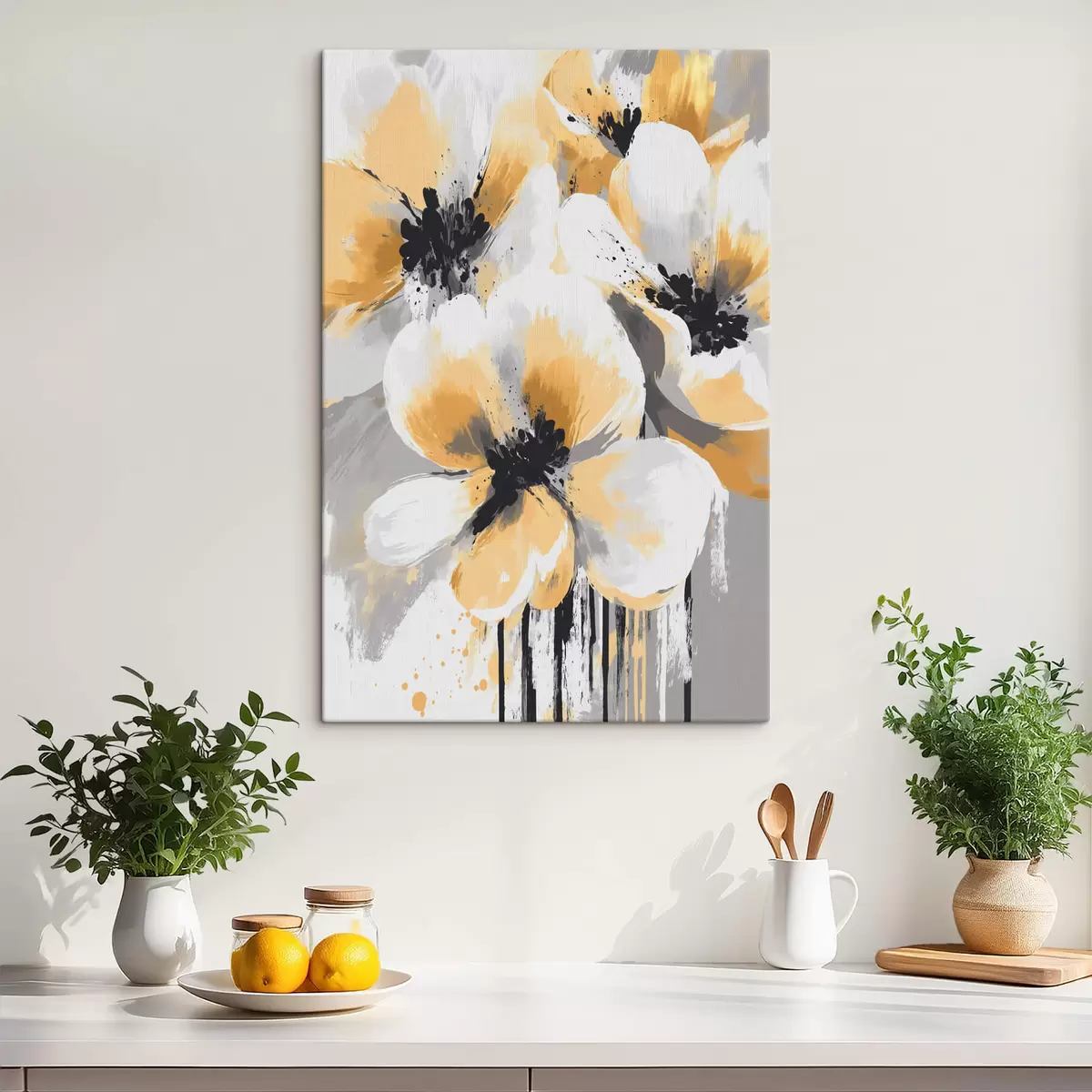 carta da parati Fiori astratti nr. s42109