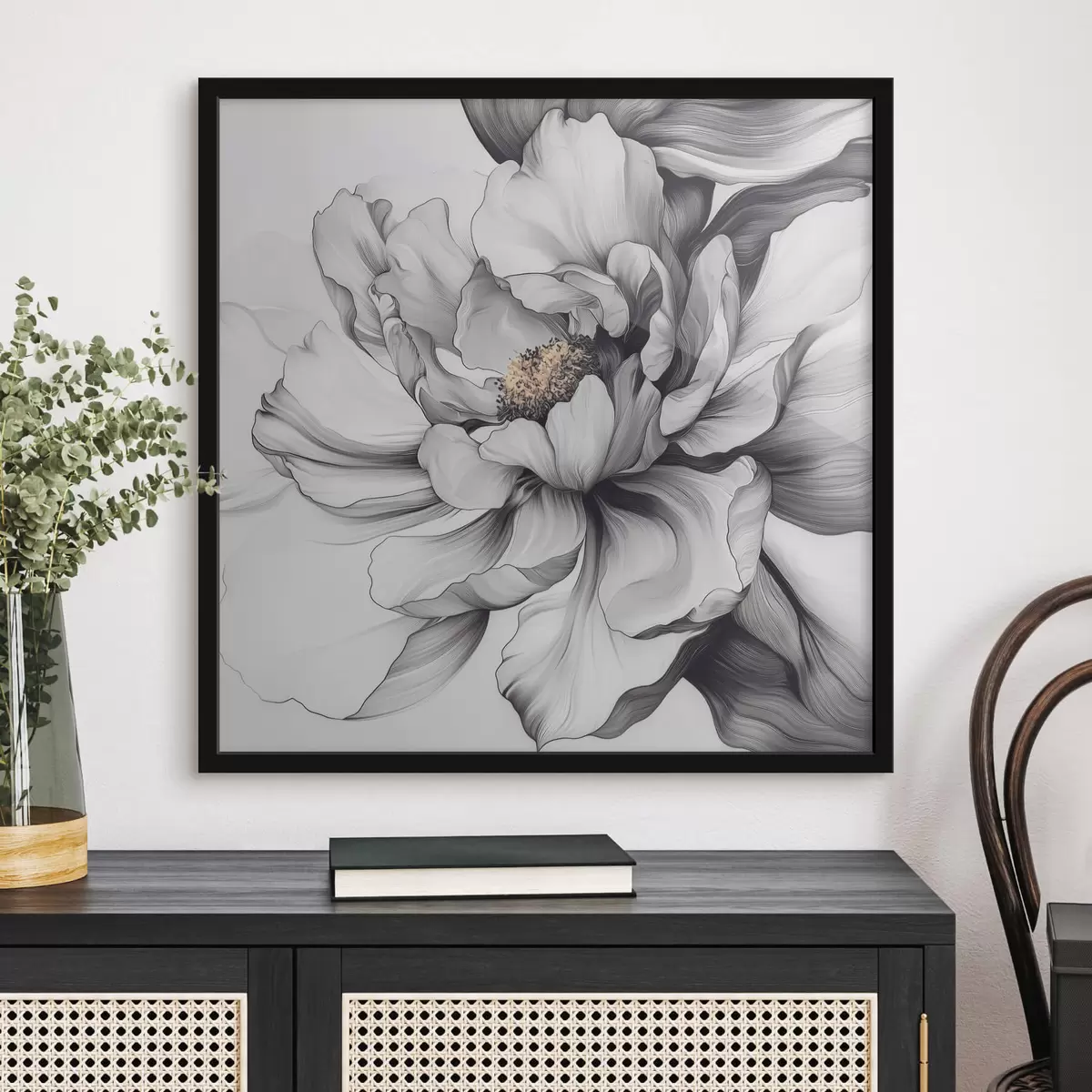 Poster Grande fiore astratto f41990