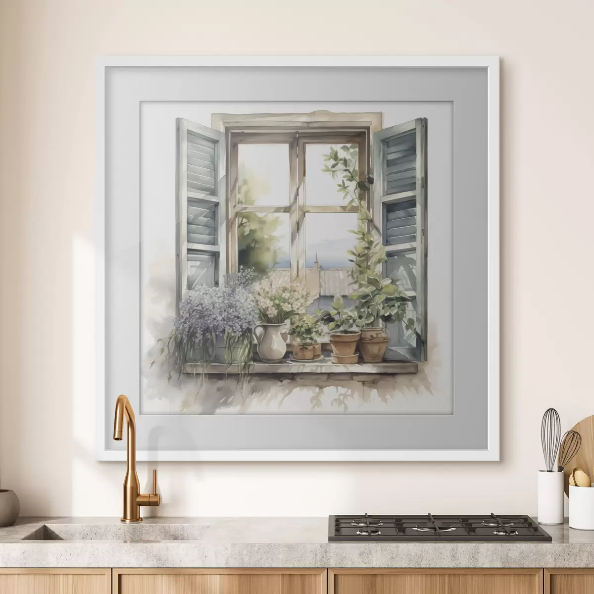 Poster Giardino sul davanzale f42144