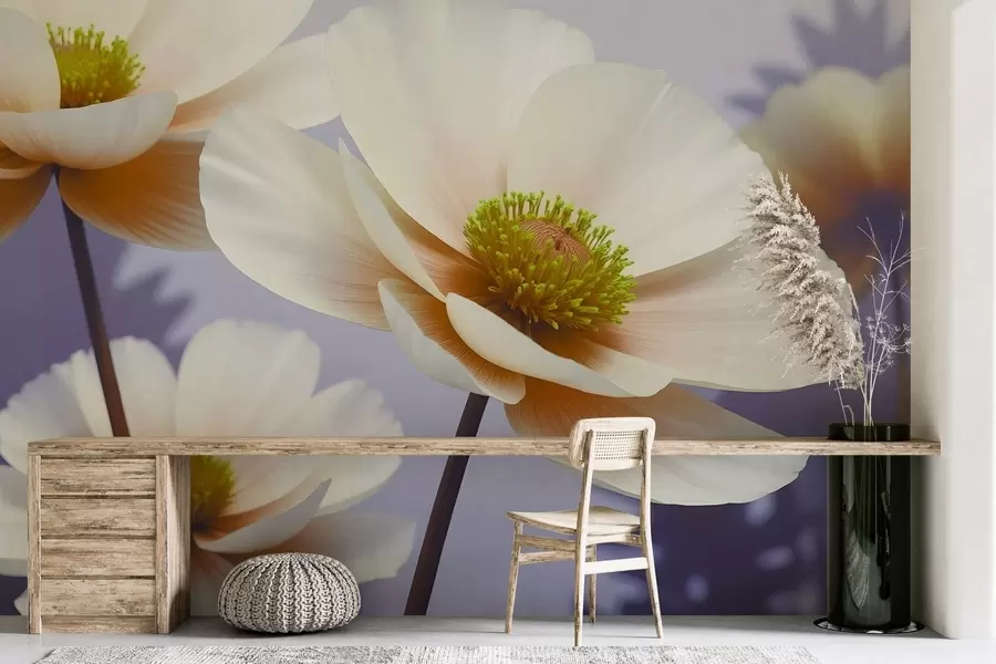 Carta da parati Floreale Fiori colorati n. w02612v1