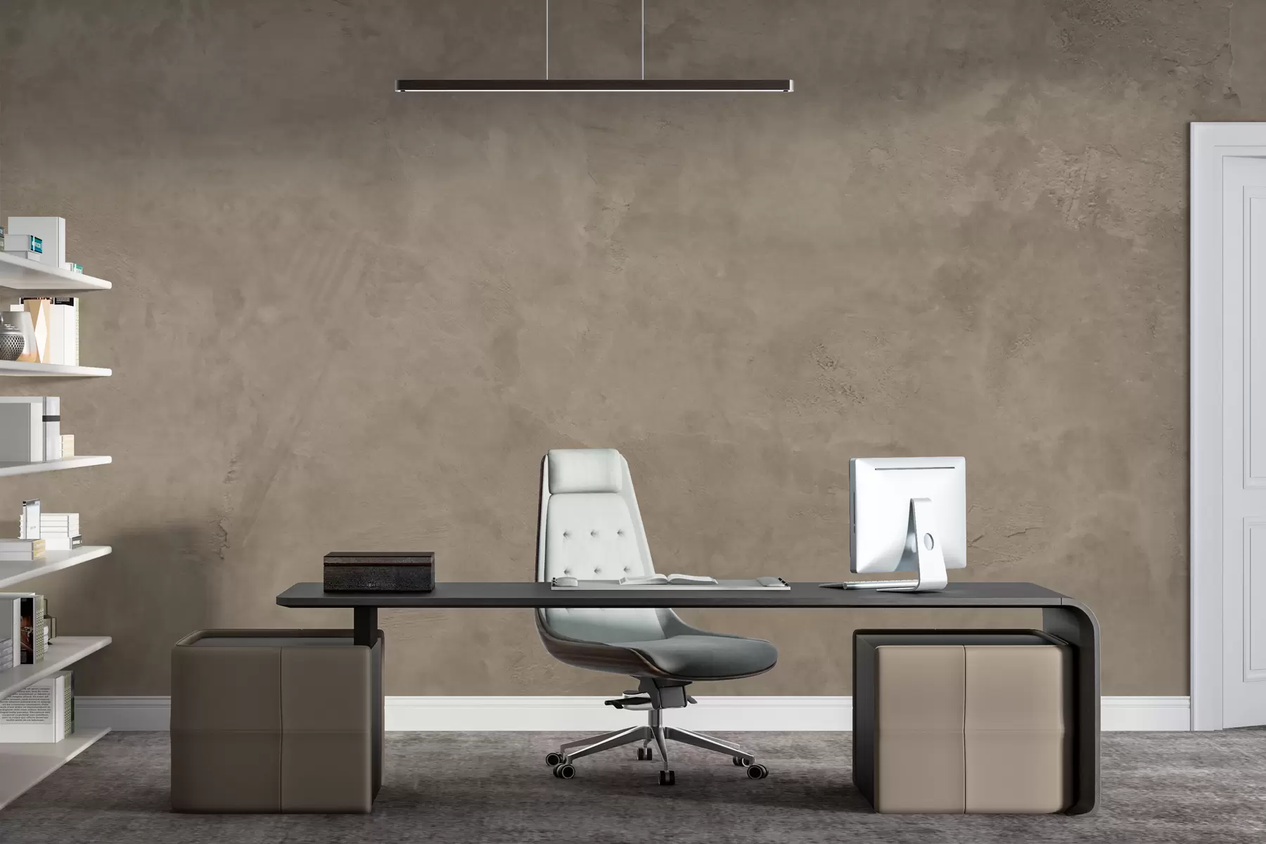 carta da parati Sfondo marrone e beige con effetto muro di cemento nr. w02553v3