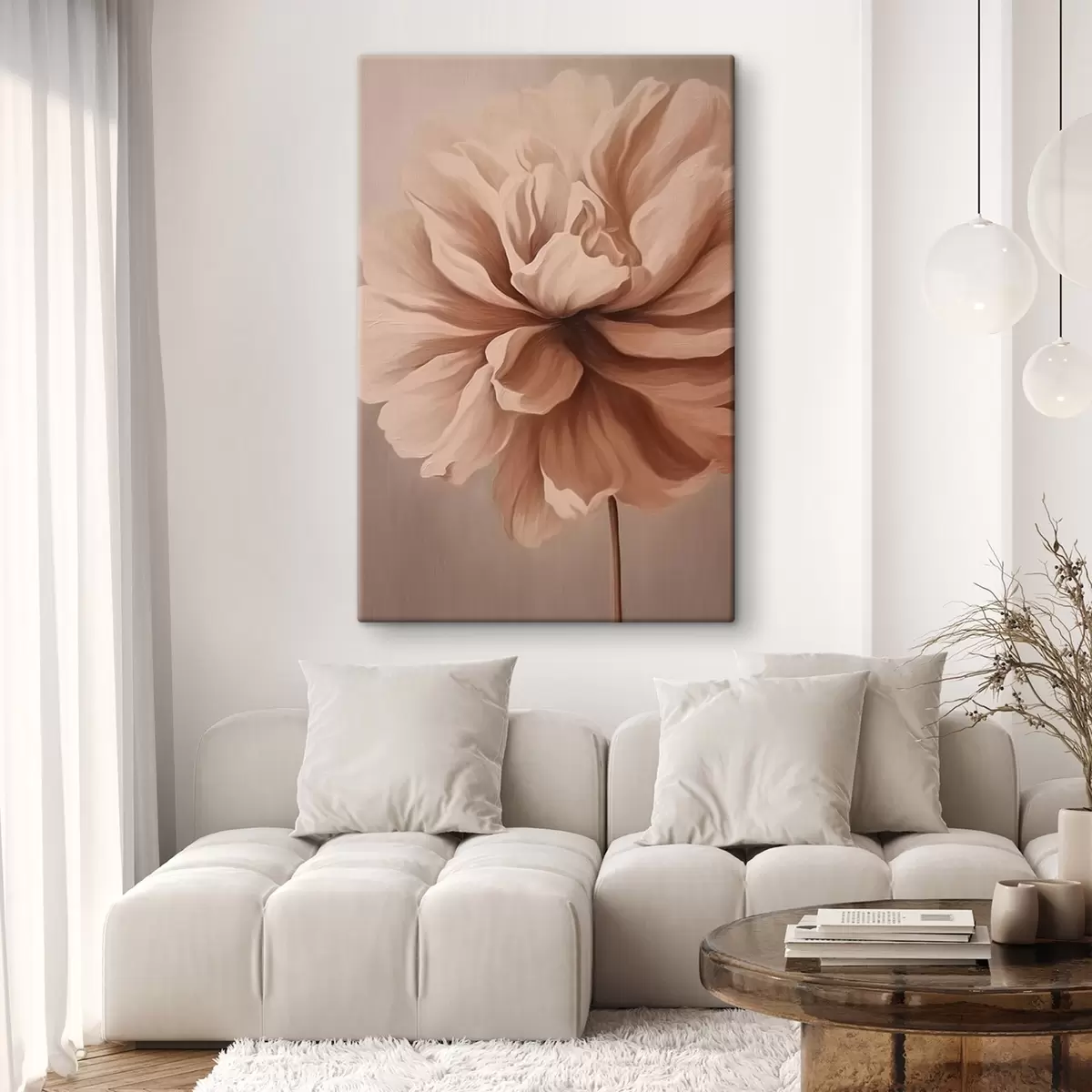 carta da parati Un fiore delicato dai colori tenui nr. s42158