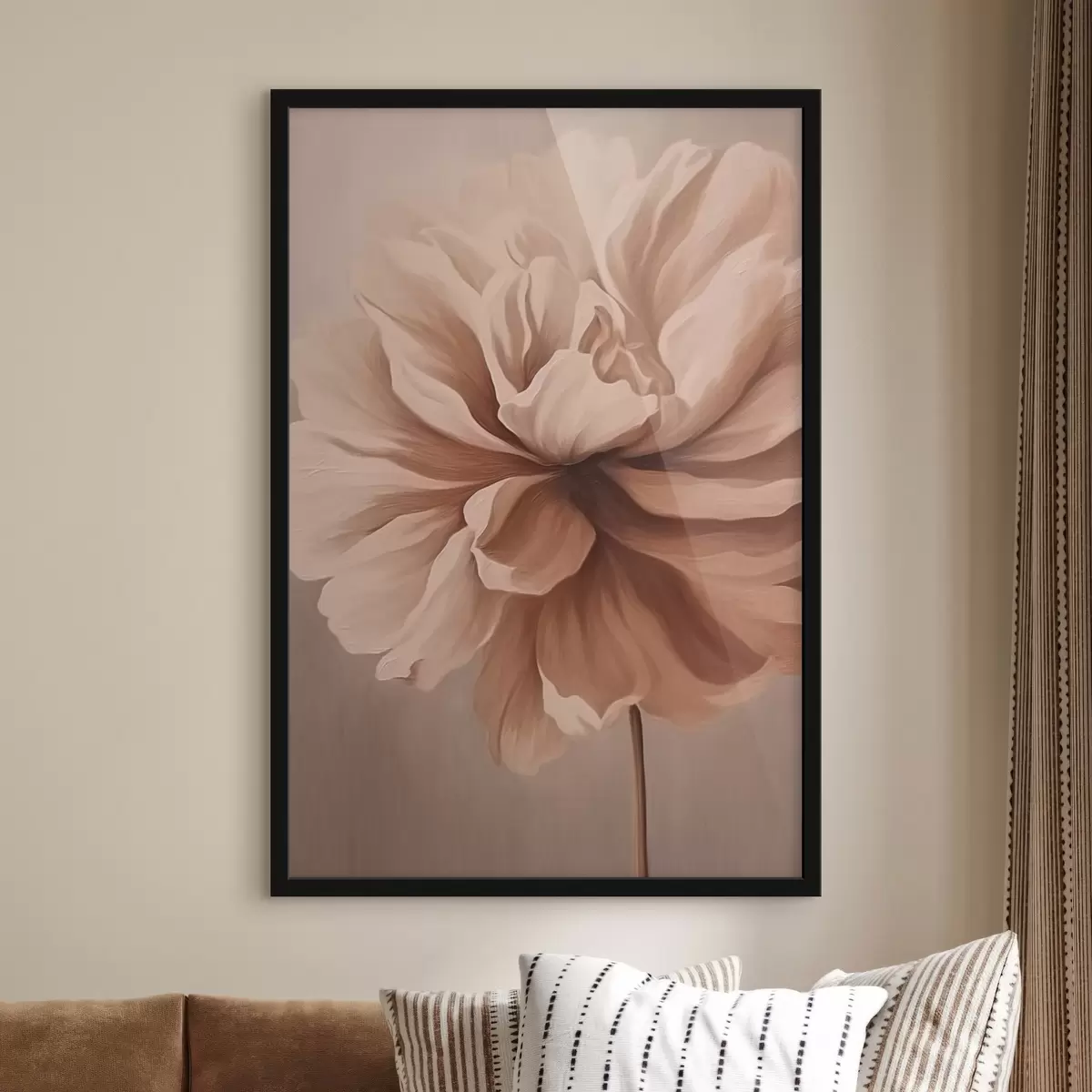 Poster Un fiore delicato dai colori tenui f42158