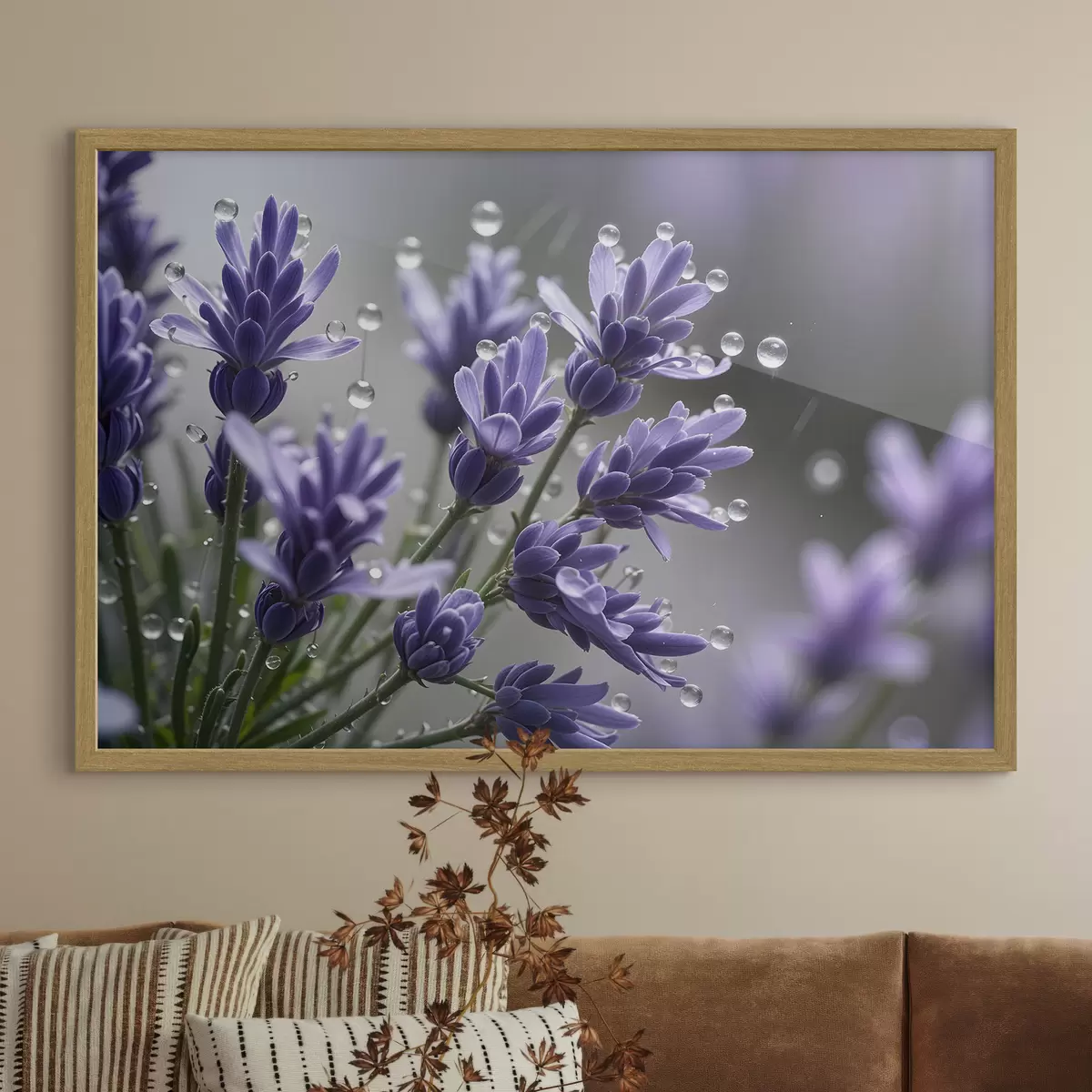 Poster Rugiada di lavanda f42229