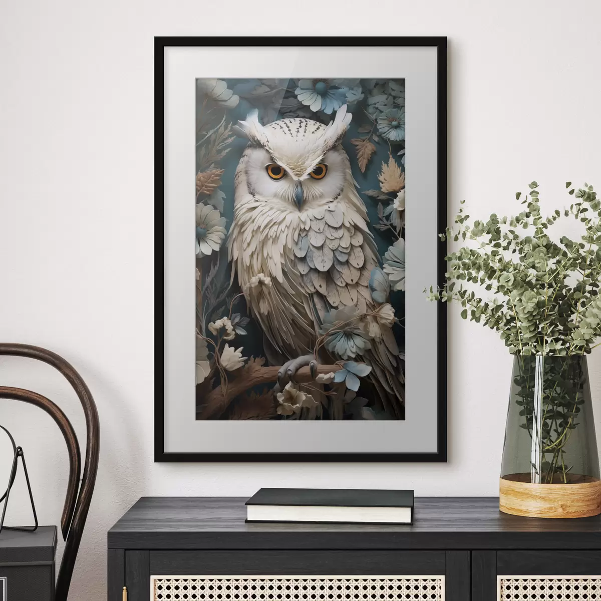 Poster Gufo bianco f42283