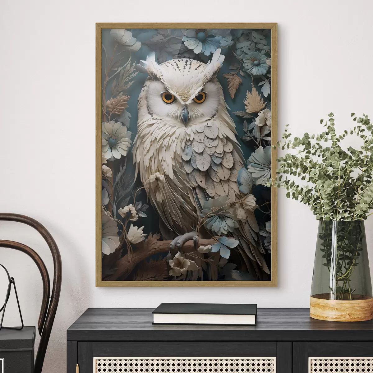 Poster Gufo bianco f42283
