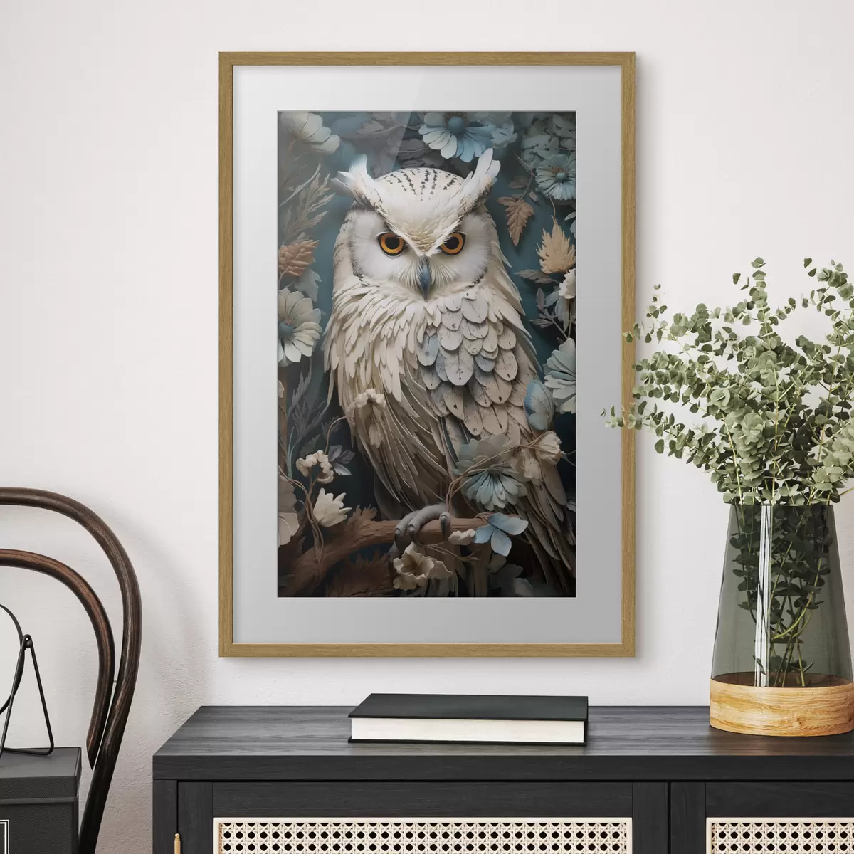 Poster Gufo bianco f42283