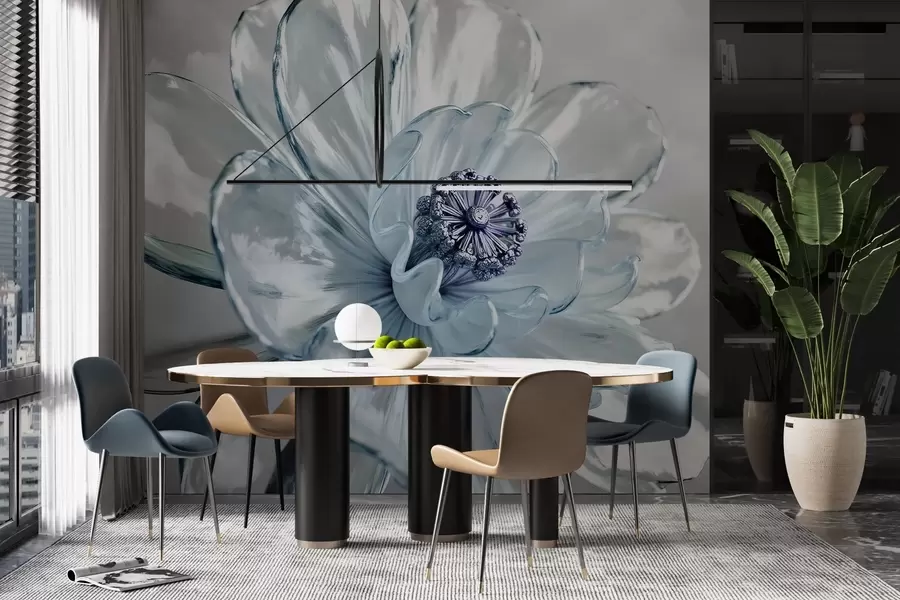 Carta da parati Floreale Fiore maestoso trasparente n. w02677v1