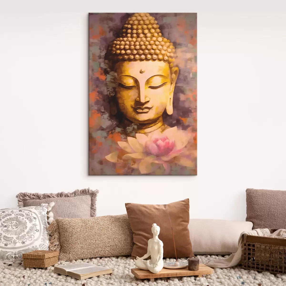 carta da parati Buddha e loto nr. s42311
