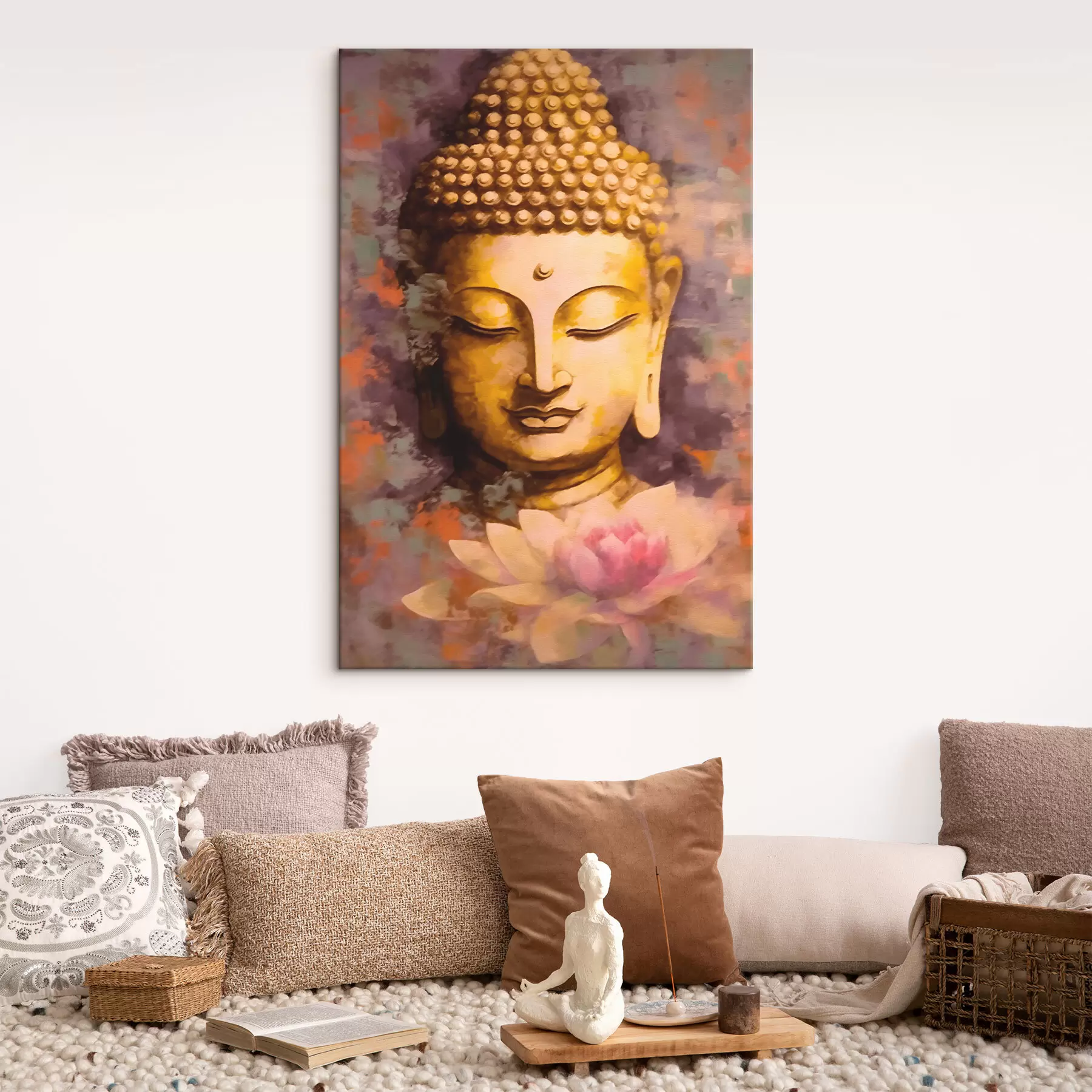 carta da parati Buddha e loto nr. s42311