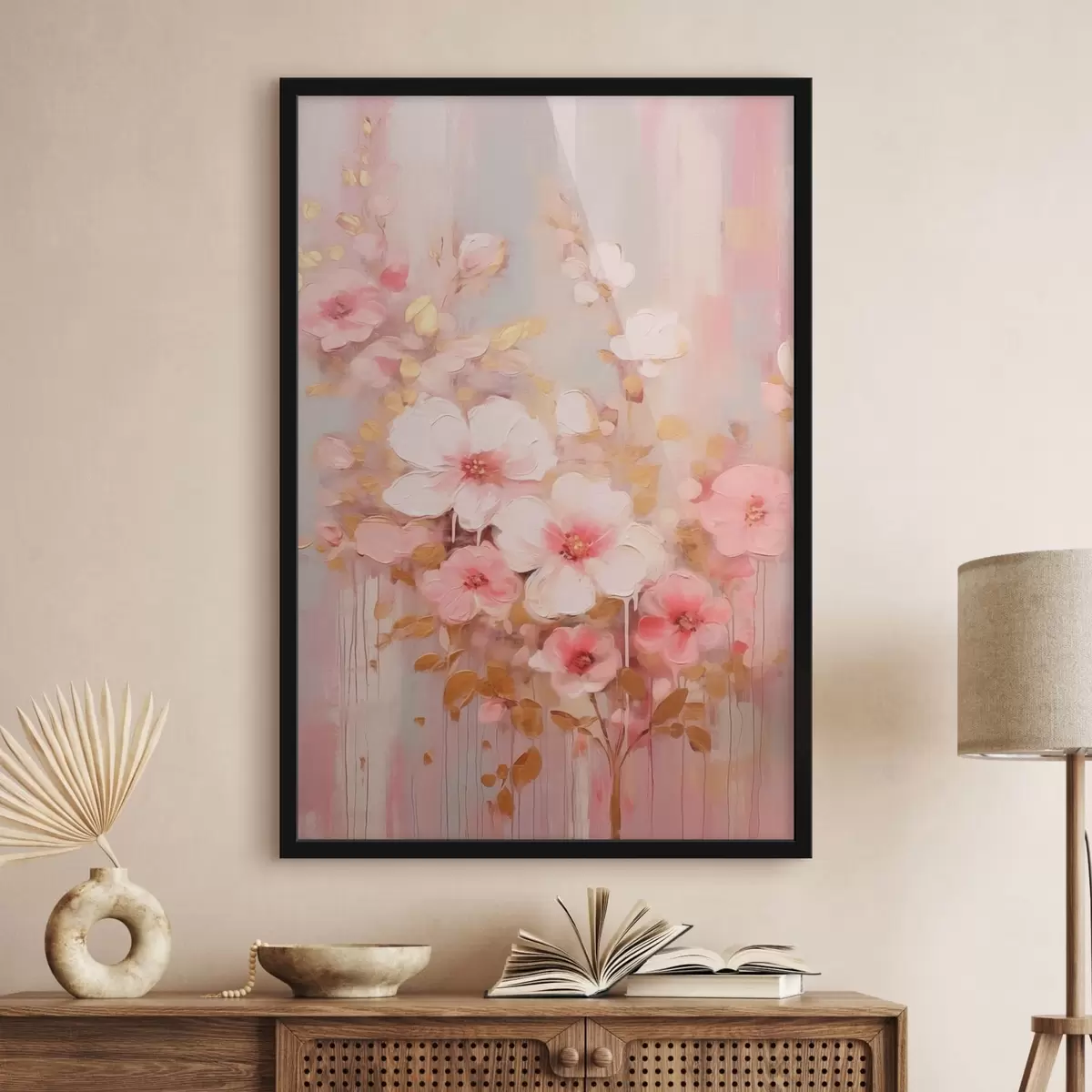 Poster Bellissimi fiori rosa f42315