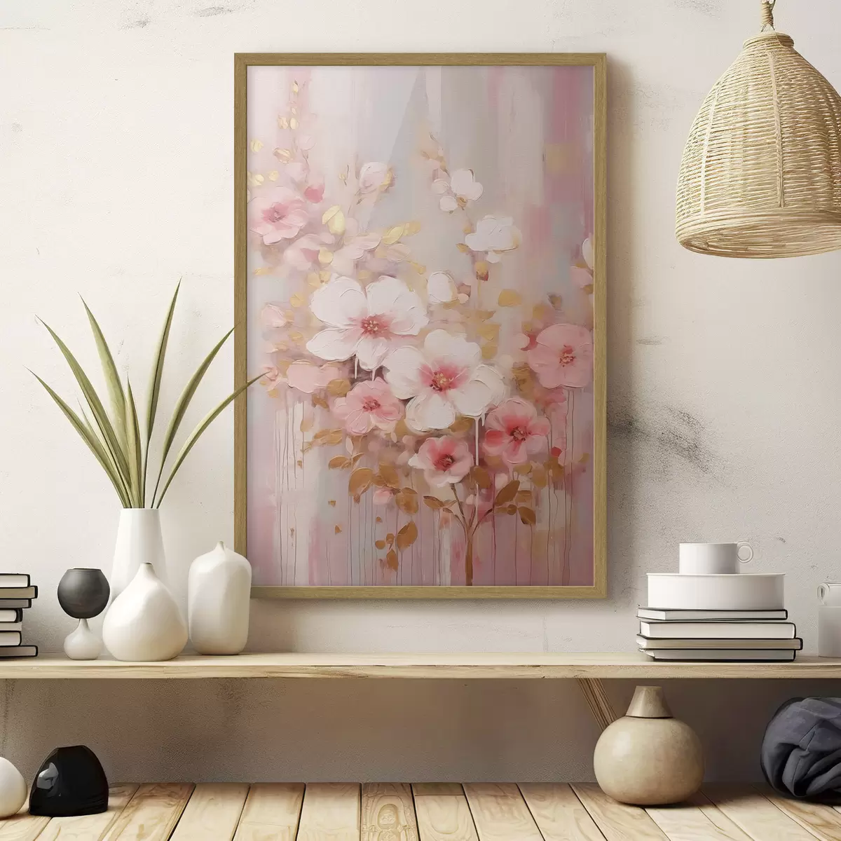 Poster Bellissimi fiori rosa f42315