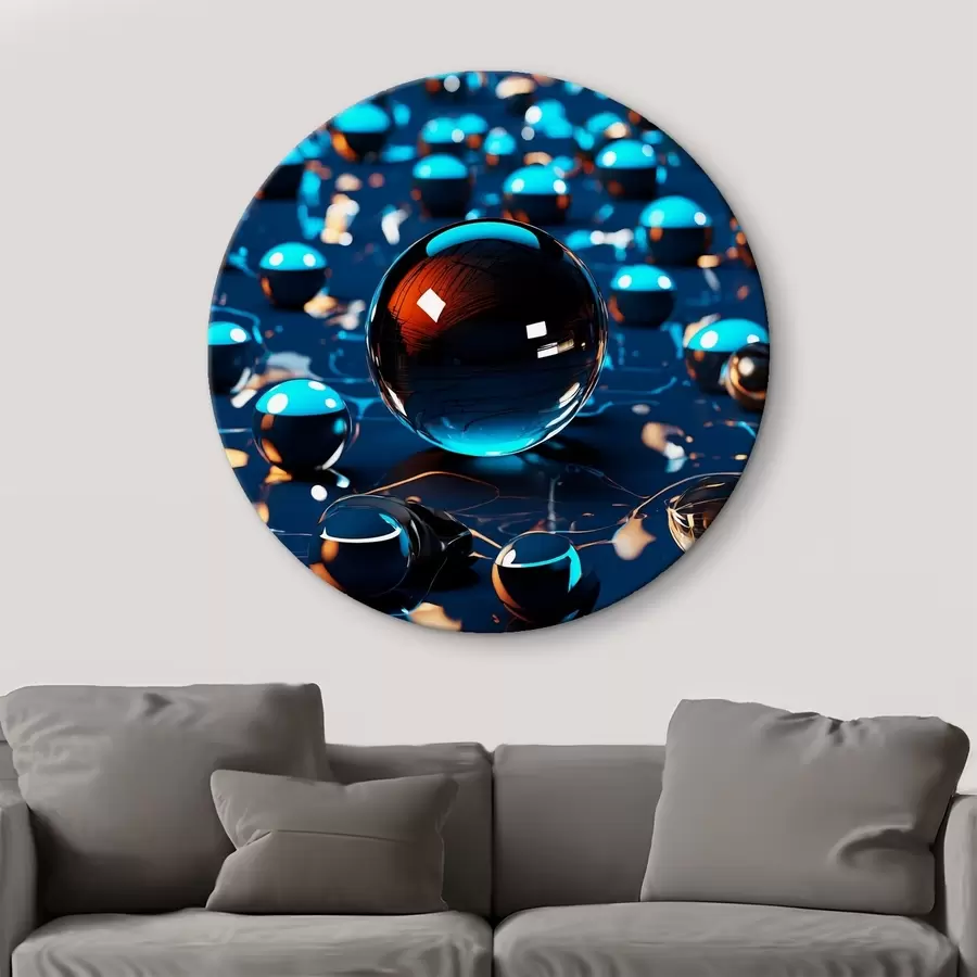 carta da parati Palline nere nr. r41030