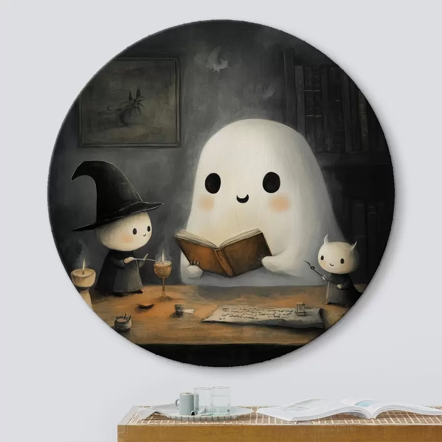 carta da parati Privyd legge un libro ai suoi amici nr. r41343