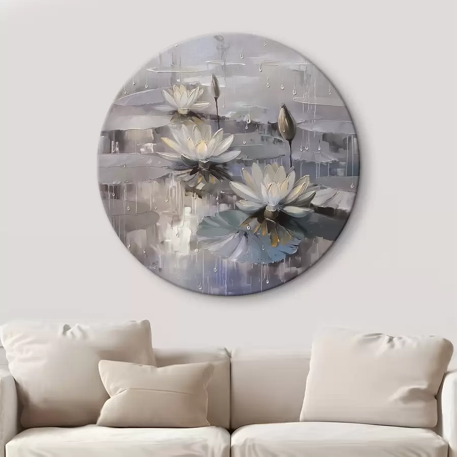 carta da parati Le ninfee eleganti sono una nuova tendenza nr. r41400