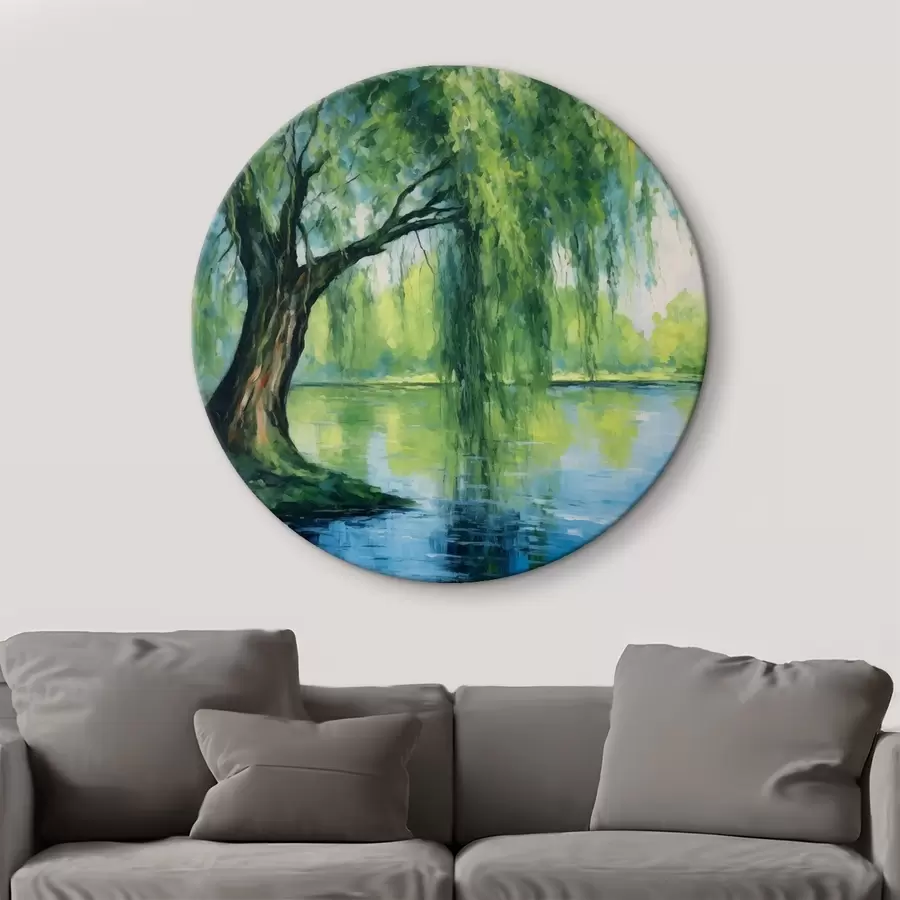 carta da parati Salice in riva al fiume nr. r41493