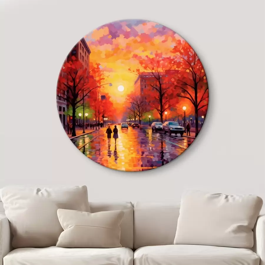 carta da parati Serata d'autunno in città nr. r41499