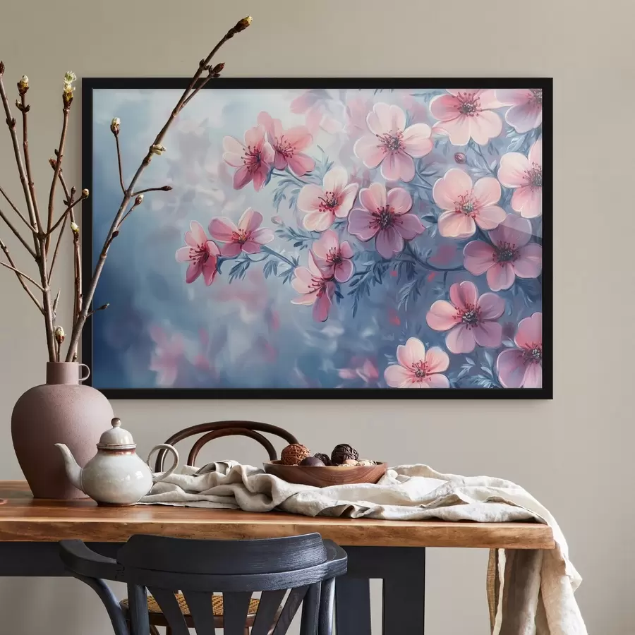 carta da parati Delicati fiori rosa nr. f42322