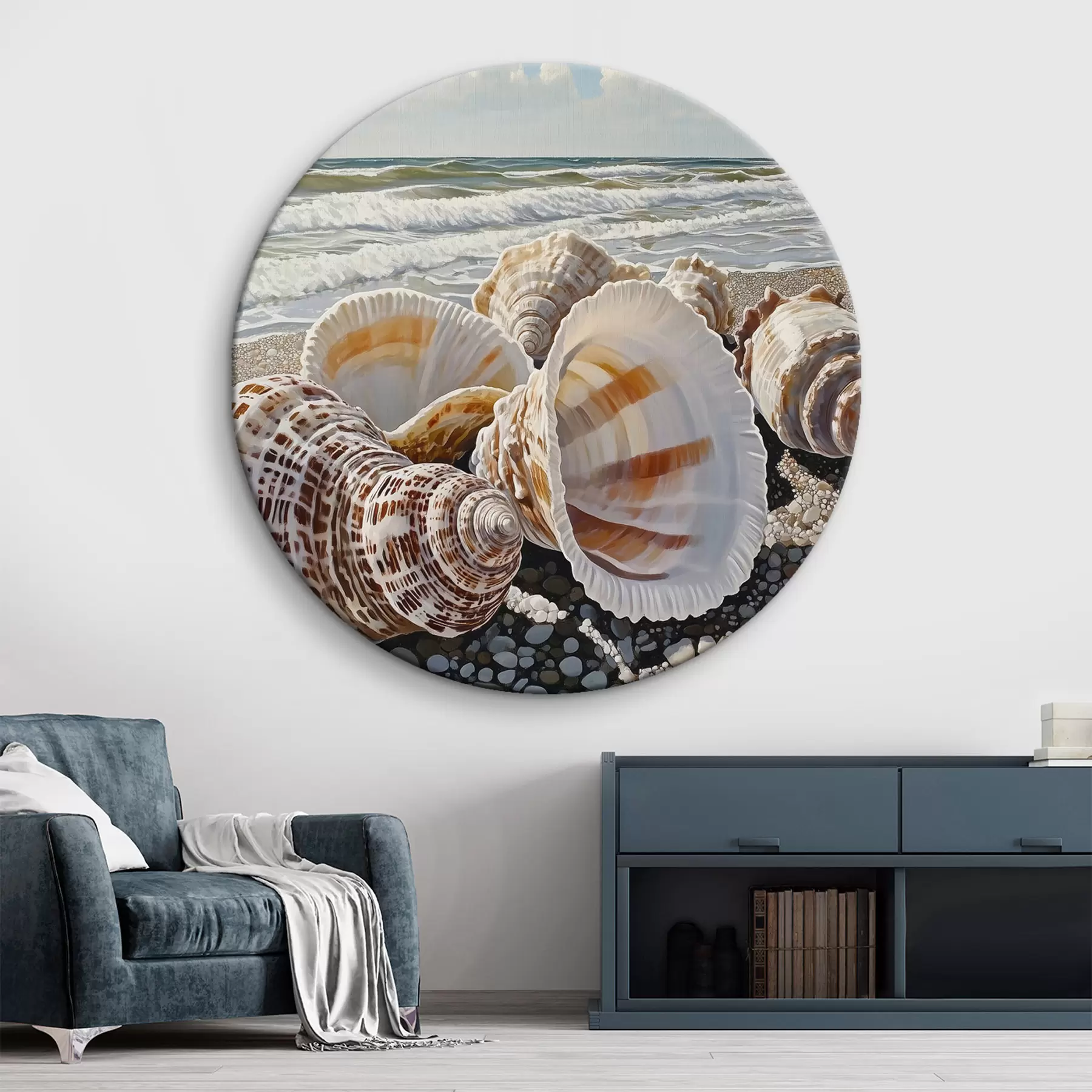 carta da parati Conchiglia in riva al mare nr. r42333