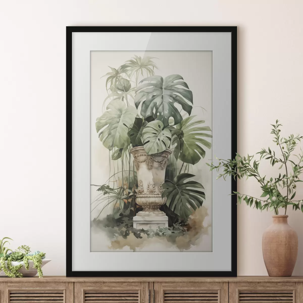 Poster Piedistallo verde f42351