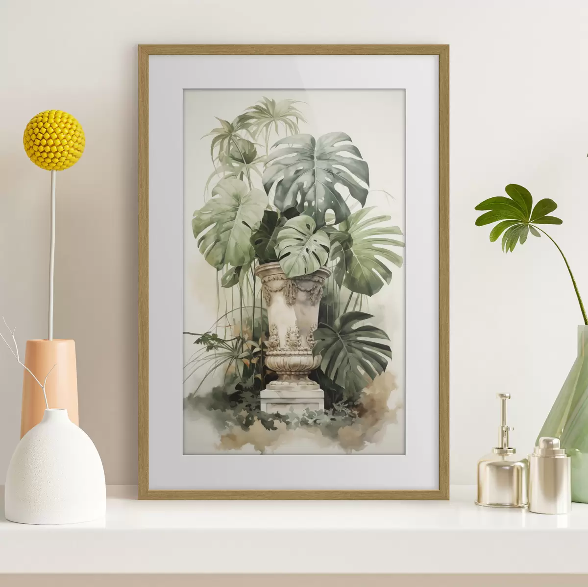 Poster Piedistallo verde f42351