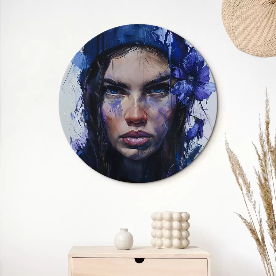 carta da parati Ritratto di ragazza in stile acquerello nr. r42086