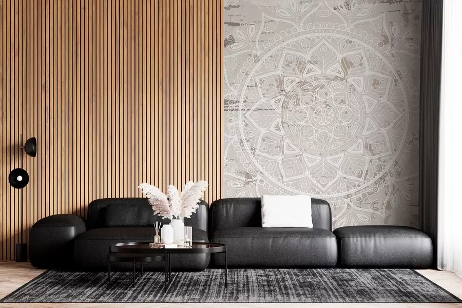 carta da parati Mandala etnico dalle tonalità delicate nr. w02693