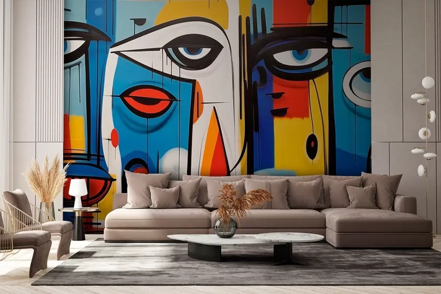 carta da parati Ritratto astratto nr. w02698