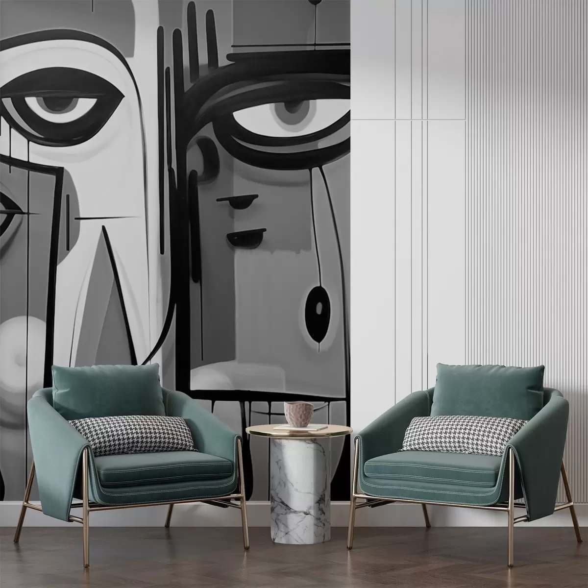 carta da parati Ritratto astratto nr. w02698v1