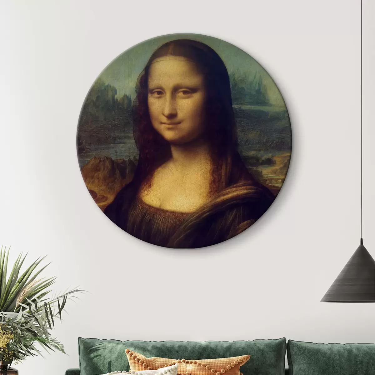 Quadri rotondi Arte, pittura, colori e sfumature r11706