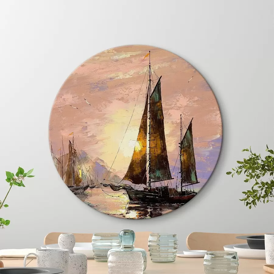 carta da parati Acqua, barca e nuvola nr. r16670